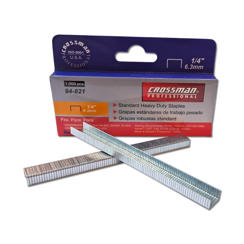 GRAPA CROSSMAN # 94-821 1/4" CAJA 1.000 PZAS