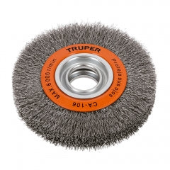 ESCOBILLA TRUPER CIRCULAR DIAM 6" P/ESMERIL FINA 1.1/8" #CA-106 (11526)