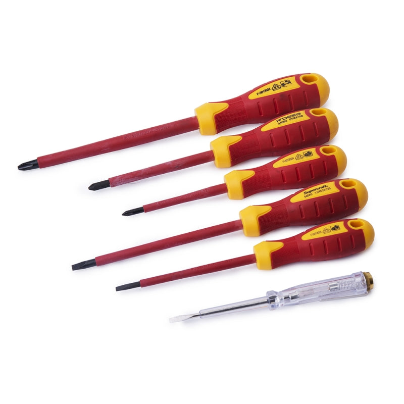 ATORNILLADOR AISLADO KENDO JGO. 6 PZAS. #20483