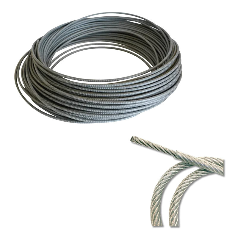 CABLE ACERO GALV. ALEMAN 1.5 MM C/PL (200 METROS)