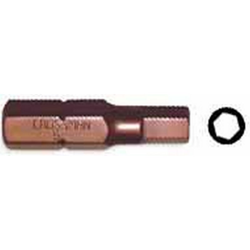 PUNTA CROSSMAN MAGNET. HEXAGONAL H-1.5 1/4"X25MM # 44-245 (10 UNI.) (OF)