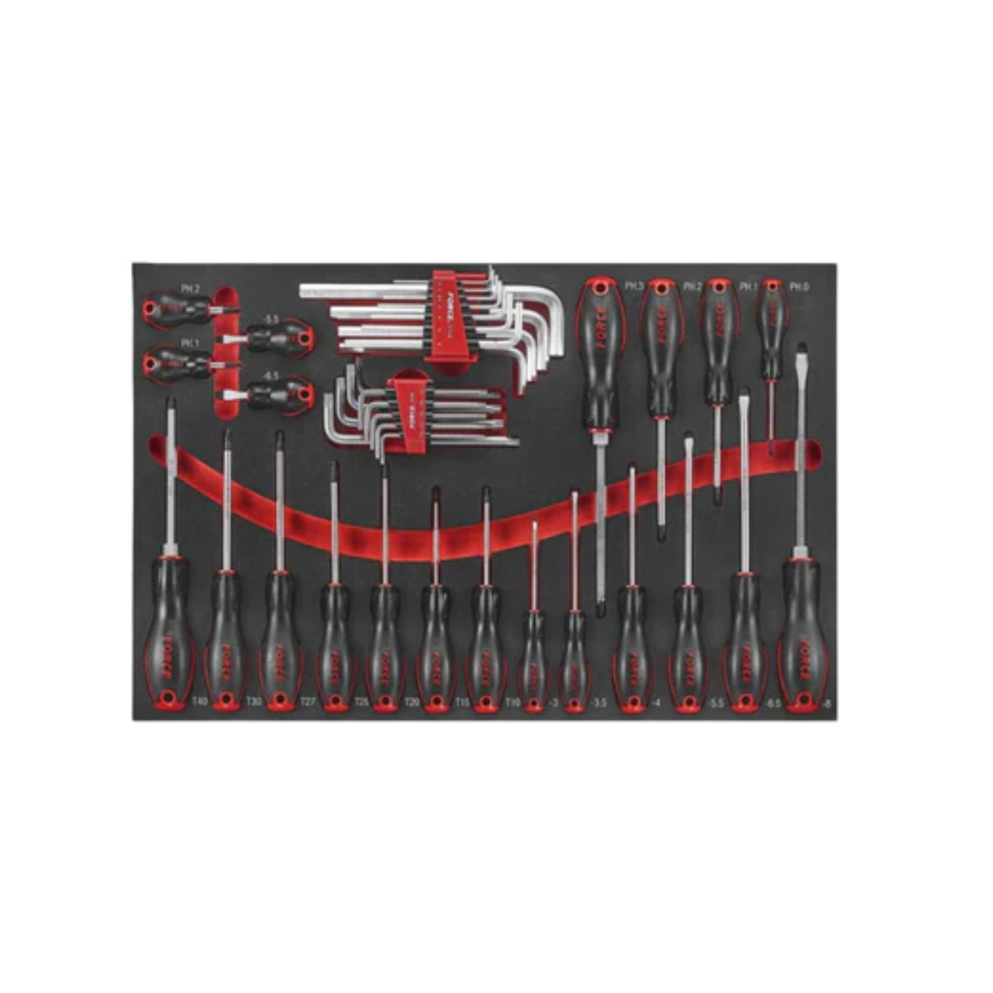 CARRO 8 GAVETAS 370 HERRAMIENTAS M.BENZ (10218-370) - FORCE