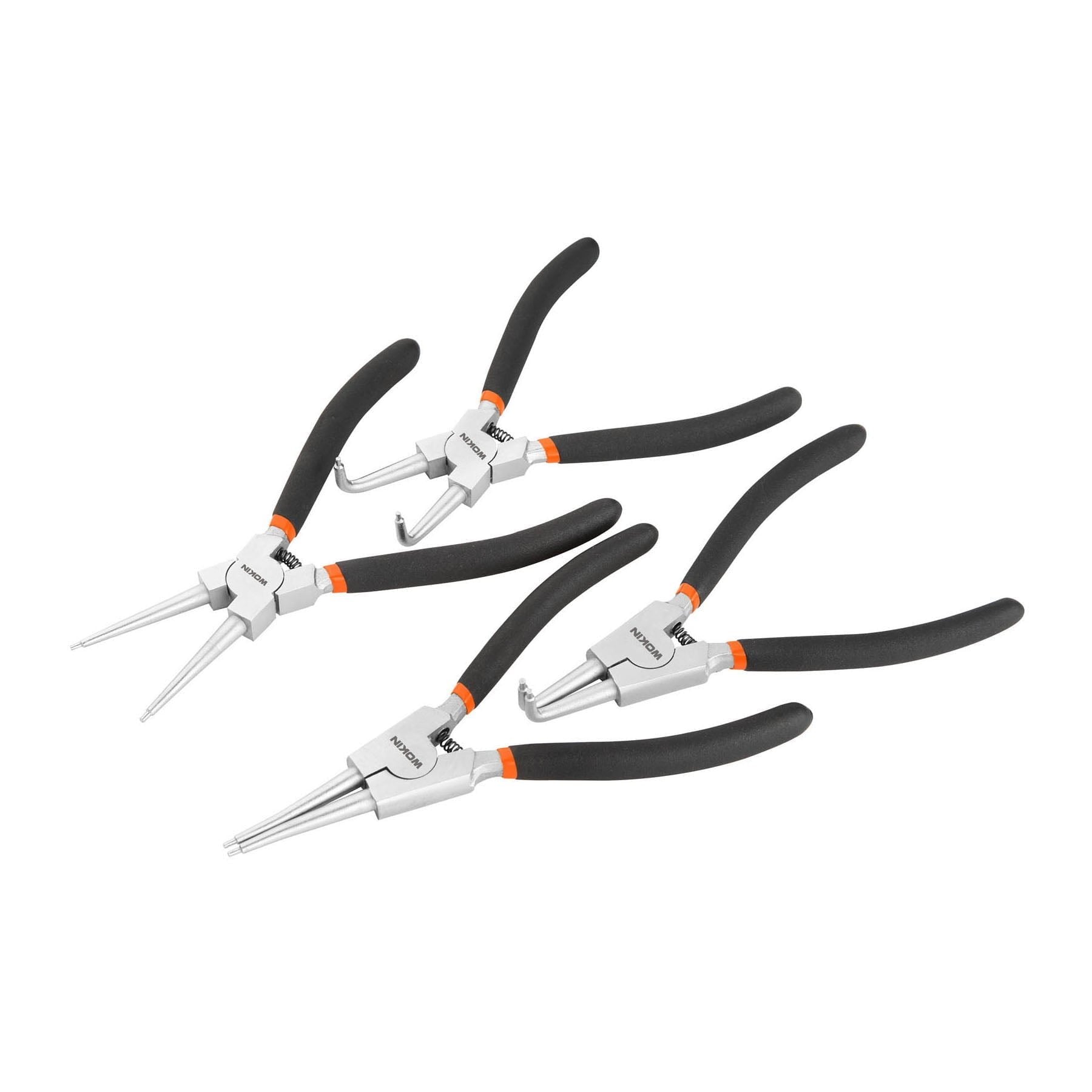 Set de alicates sacabocado 7" 4 piezas Wokin