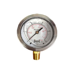 MANOMETRO WINTERS # PFQ800 1/4" NPT C/GLIC.INF 0/15 PSI/BAR