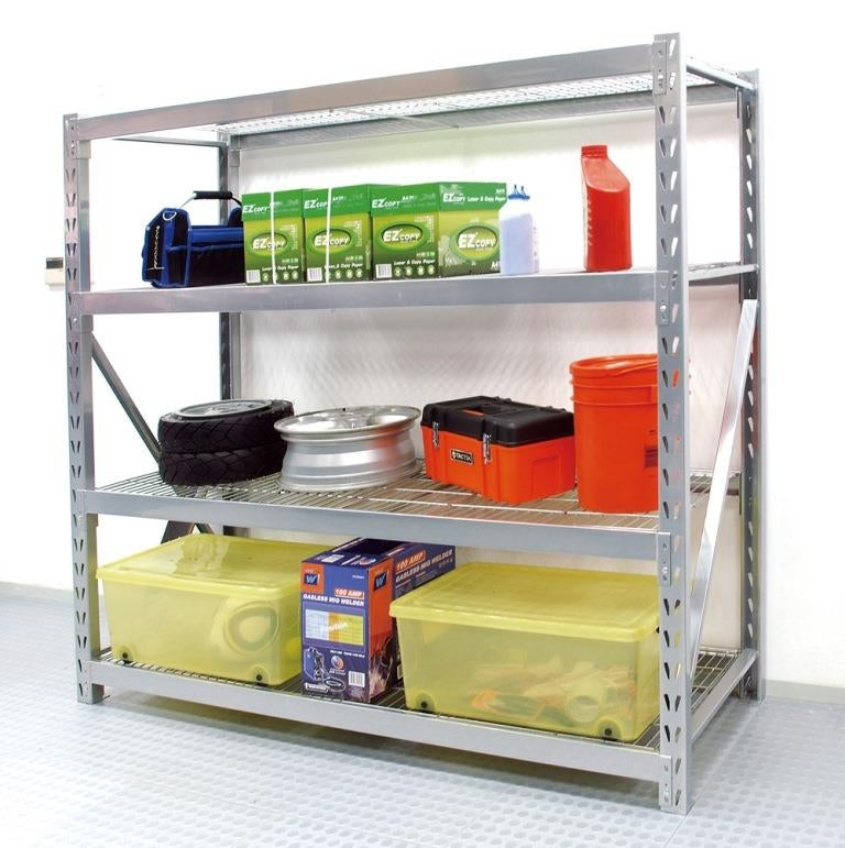 ESTANTE METALICO TACTIX #329050 195.50 X 61 X 183 CMS. (OF)