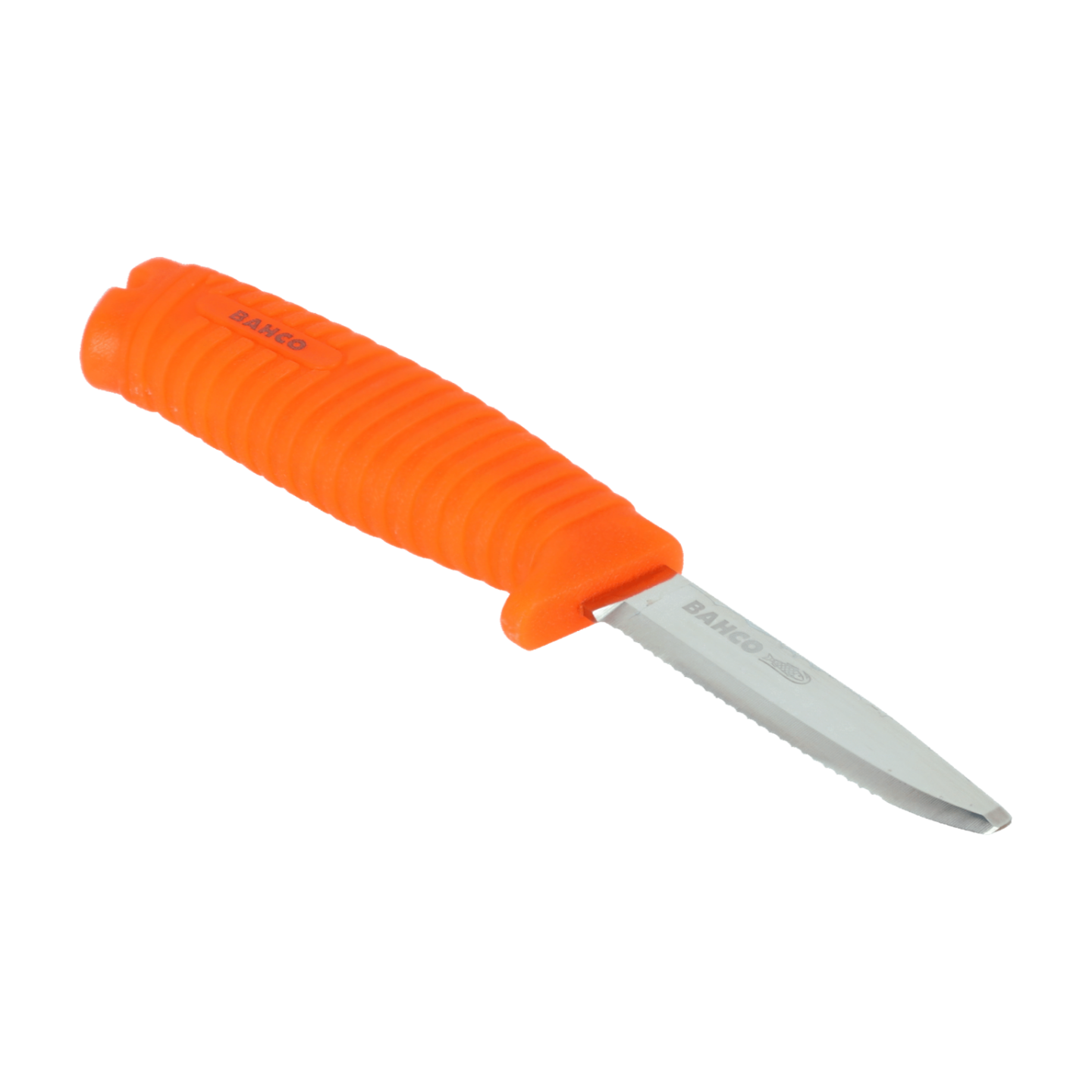 Cuchillo de rescate mango flotante fluorescente Bahco