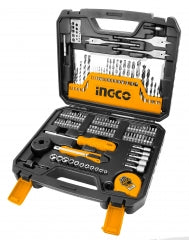 BROCAS/DADOS Y ACCESORIOS INGCO JGO.118 PZAS C/MALETA # HKTAC011182(OF)