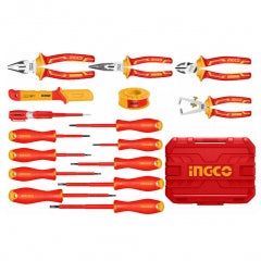 HERRAMIENTAS INGCO MANUALES AISLADAS 1000V JGO.16 PZAS. # HKITH1601