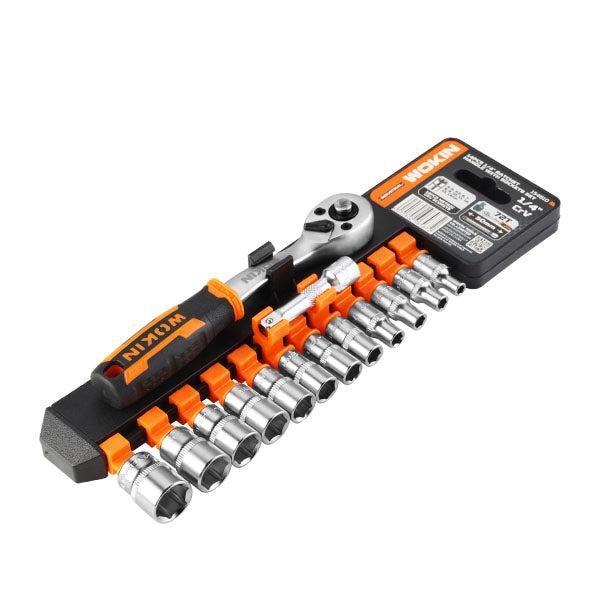 Set de dados 1/4" con chicharra 14 piezas Wokin