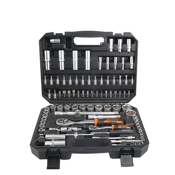 Set de dados 1/4" y 1/2" industrial 94 piezas Wokin