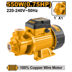 BOMBA AGUA INGCO PERIFERICA 550 WATTS - 0,75 HP # VPM5508