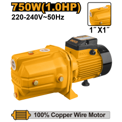 BOMBA AGUA INGCO AUTOCEBANTE INDUSTRIAL 750 WATTS - 1,0 HP # JP07508(OF)