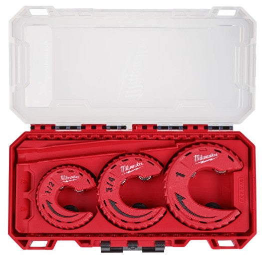 JUEGO CORTADOR DE TUBOS 3 PZS ESPACIOS REDUCIDOS MILWAUKEE