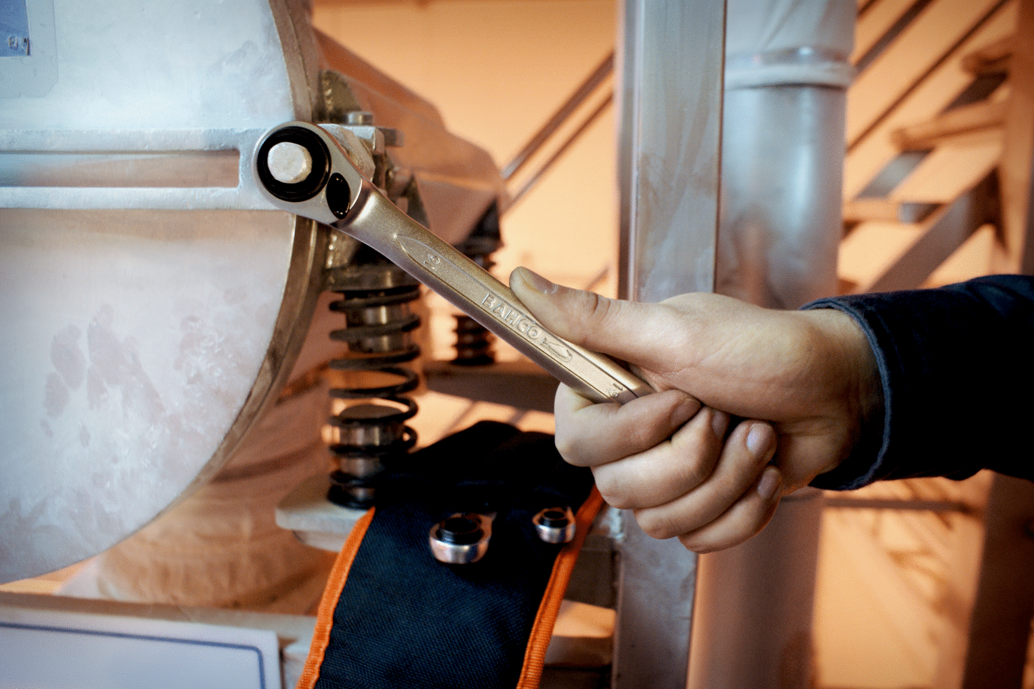 Juego Llaves Corona Chicharra 8 a 27mm 4 Piezas BAHCO