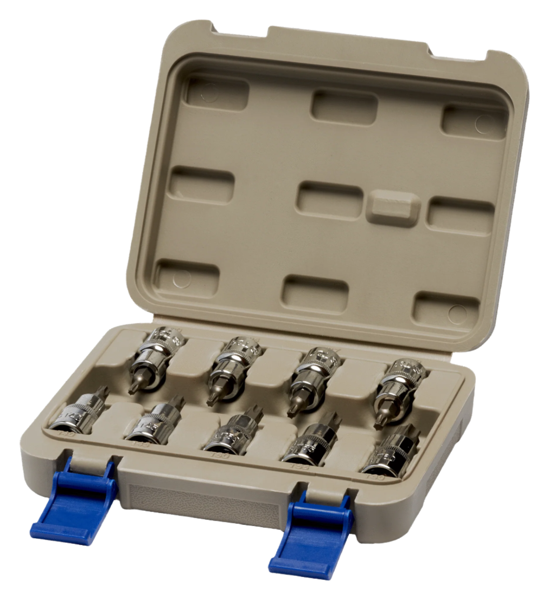 Set de dados con punta Torx 1/2" 9 piezas Irimo