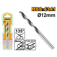 BROCA INGCO PARA METAL HSS 12 MM # DBT1201204