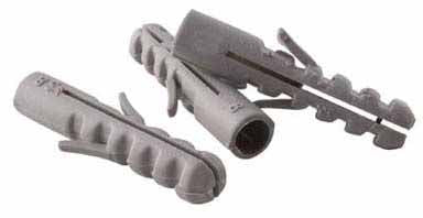 TARUGOS PLASTICOS S- 6 X 1000 PZAS. (Bolsa de 1000 pzas.)