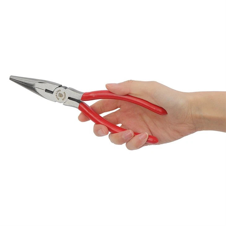 Alicate punta 200mm(8") de acero carbono WORKPRO