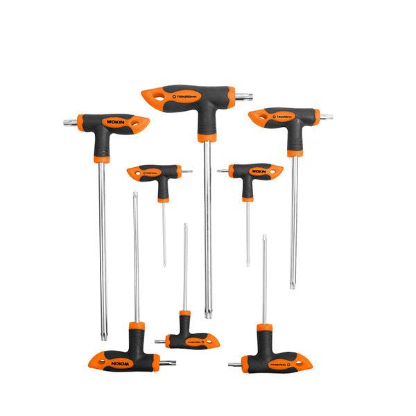 Juego de destornilladores mango T Torx 8 piezas Wokin