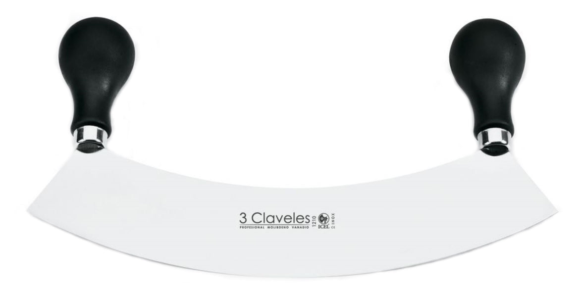 CUCHILLO TRES CLAVELES # 1211 INOX UNIBL 27 CMS DOS/MGOS P/VERDURA(OF)