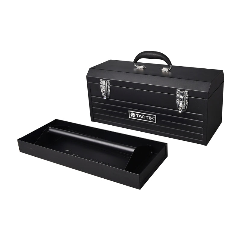 CAJA HERRAMIENTAS TACTIX #321100 METALICA C/BANDEJA 51 CM