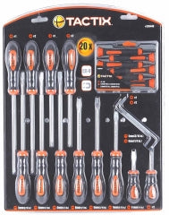 ATORNILLADOR # 205440 JGO. 20 PZAS - TACTIX