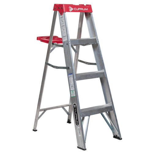 ESCALERA ALUMINIO TIJERA 1.22 MTS 4 PELDA OS 150 KG CUPRUM