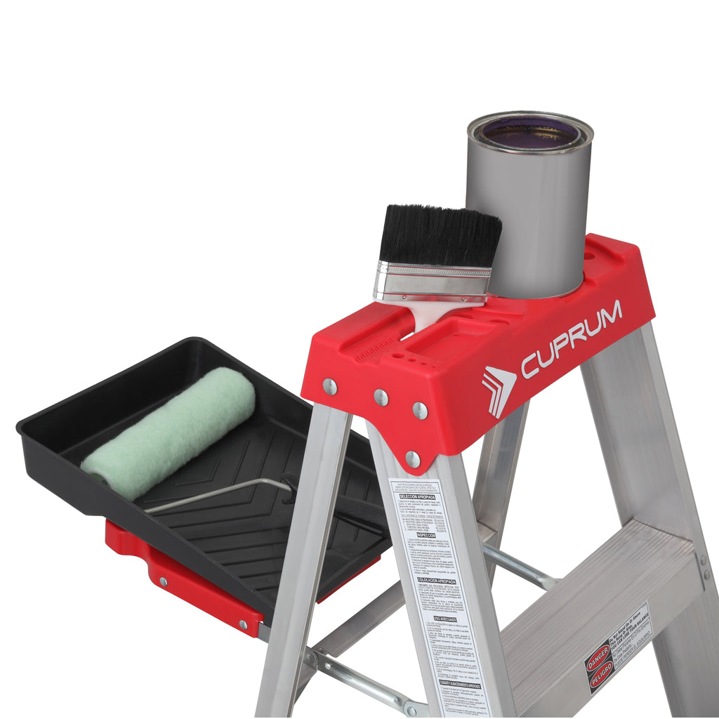 ESCALERA ALUMINIO TIJERA 1.53 M. 5 PELDA OS 150 KG CUPRUM