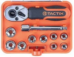 LLAVE DADO # 900206 11 PZ. MINI C/CHICHARRA Y EXTENSION - TACTIX