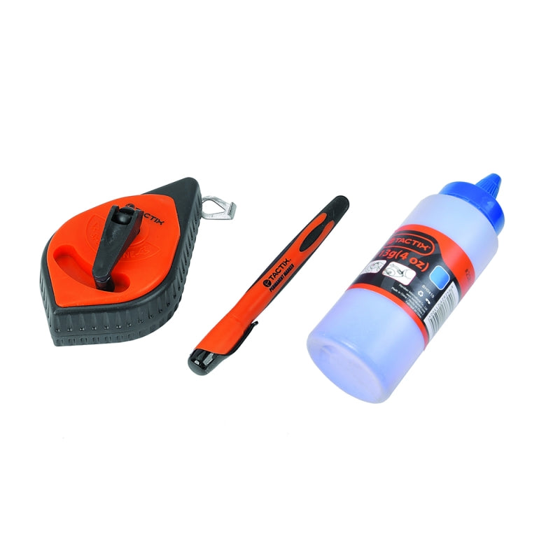 TIZA LINEAS # 258055 30 MT CON MARCADOR NEGRO - TACTIX