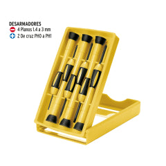 ATORNILLADOR PRETUL (TRUPER) JOYERO - 6PZ # J-DEJ-6 (21381)