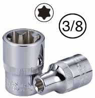 DADO CROSSMAN 3/8 DR P/TORNILLO TORX HEMBRA E12 # 99-737