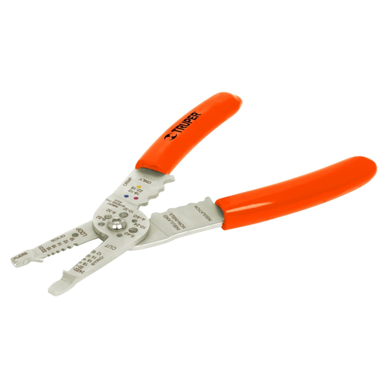 ALICATE PELACABLE TRUPER 8" P/TERMINALES #PE-CA-8 (17357)