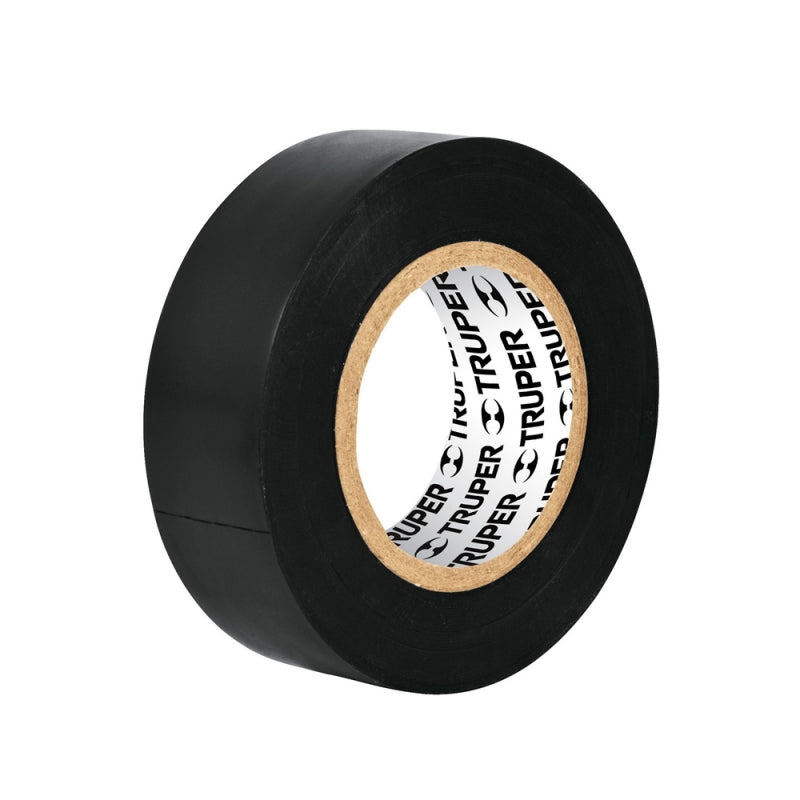 HUINCHA AISLADORA TRUPER 19MMX18M NEGRA # M-33 (PQTE 8 ROLLOS) (12500)