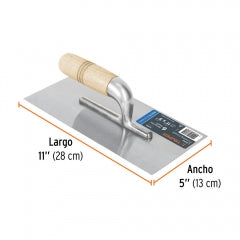 PLANCHUELO TRUPER LISO 11 X 5" M/MADERA # LLM-6L (15406)