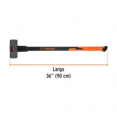 COMBO TRUPER 10 LBS. MANGO FIBRA VIDRIO #MD-10F (16540)