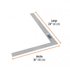 ESCUADRA TRUPER ALBANIL 24" #E-16X24 (14384)