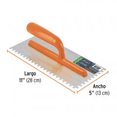 PLANCHUELO TRUPER DENTADO 11 X 5" M/PLASTICO #LLP-6C (15413)