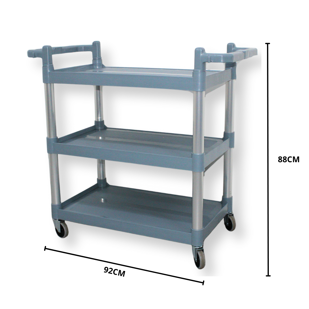 CARRO DE SERVICIO MULTIUSO 3 BANDEJAS 70KG