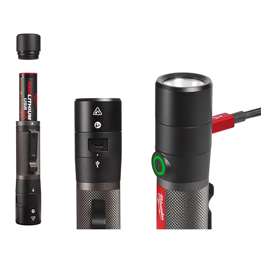 LINTERNA RECARGABLE COMPACTA 800 LUMEN REDLITHIUM (2160-21) MILWAUKEE