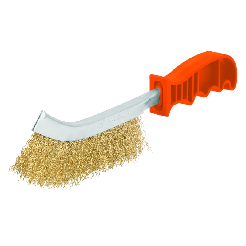 ESCOBILLA ACERO CURVO TRUPER C/MANGO # CEA-10 10" (11540)