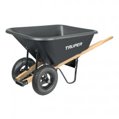 CARRETILLA TRUPER 175 LITROS 2 RUEDAS BANDEJA PLASTICA # TP-8 (19810)