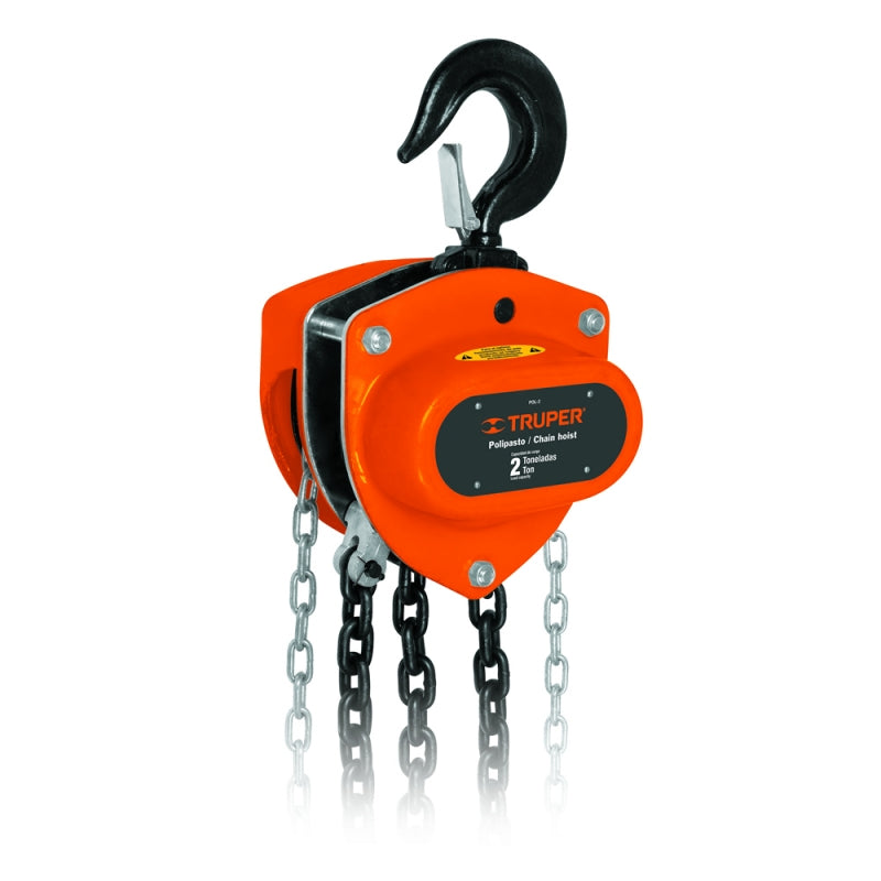 TECLE TRUPER CADENA 2 TON X 3 MTS # POL-2 (POLI-2) (16826)