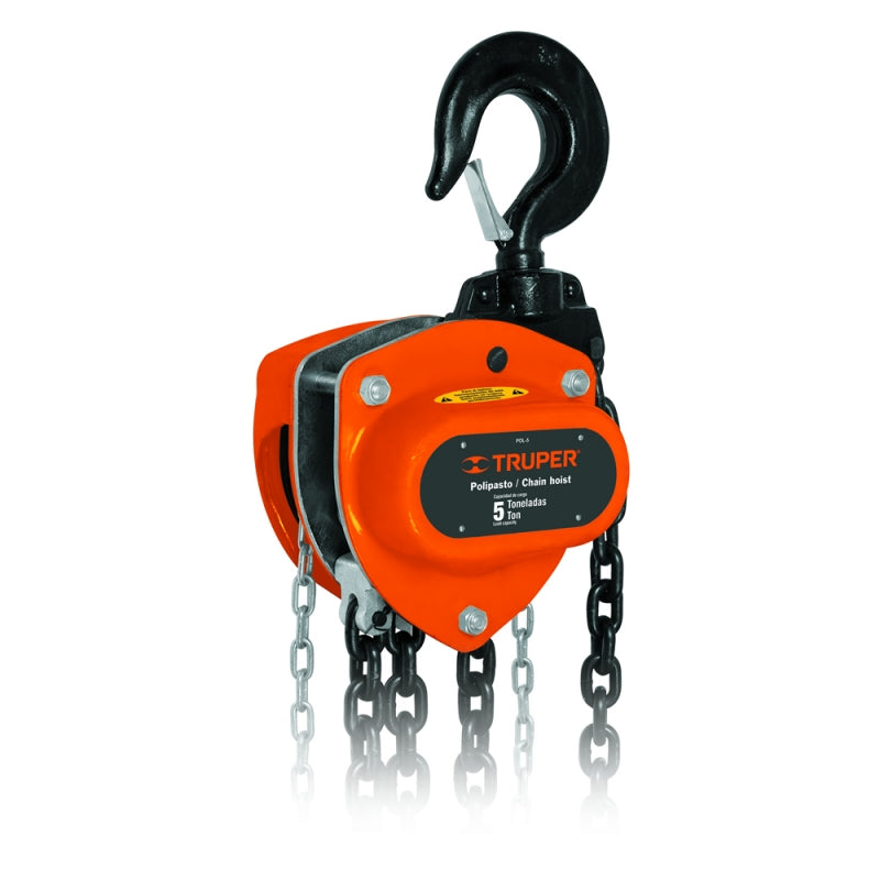 TECLE TRUPER CADENA 5 TON X 3 MTS # POL-5 ( POLI-5) (16828)