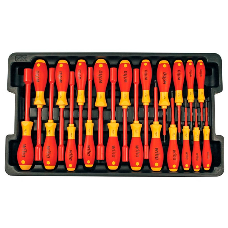 Maleta para electricista con 80 herramientas aisladas 1000V VDE - Wiha