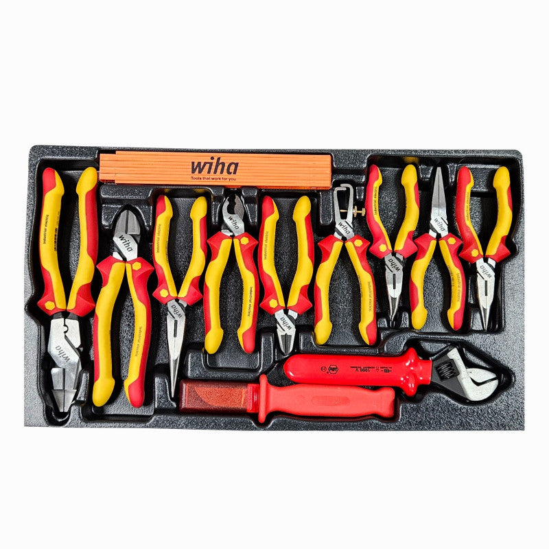 Maleta para electricista con 80 herramientas aisladas 1000V VDE - Wiha