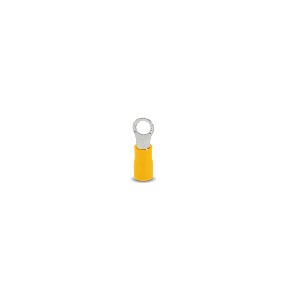 TERMINAL ANILLO AMARILLO 10-12AWG 4.3MM BOLSA 50 UNIDADES