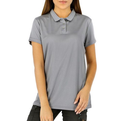 POLERA COOLDRY QUEBEC MANGA CORTA MUJER GRIS XL