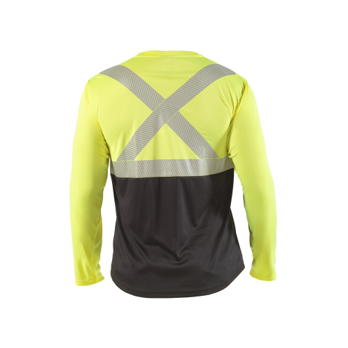 POLERA REFLECTIVA HW AMARILLO FLUOR MANGA LARGA S