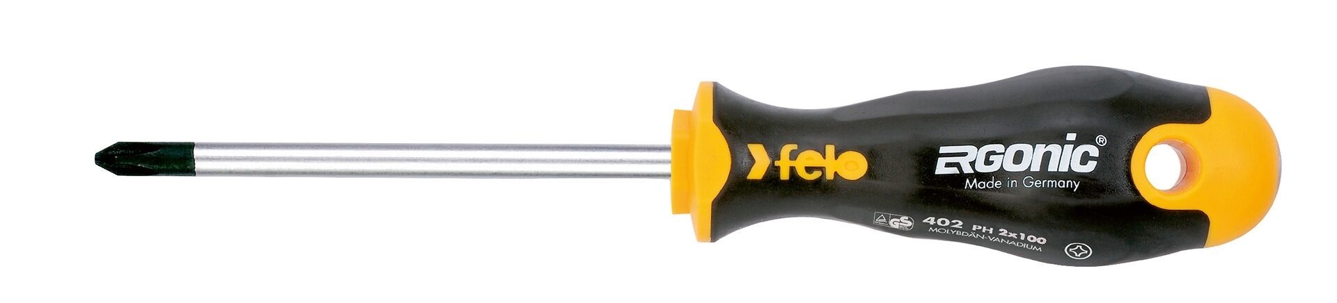 Destornillador cruz PH2x100mm Felo